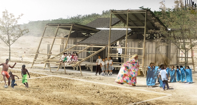Escuela M3: una propuesta modular, flexible y sustentable para las zonas rurales de Colombia - Escuelas