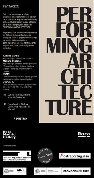 PERFORMINGARCHITECTURE / Trienal de Arquitectura de Lisboa - Imagen Principal