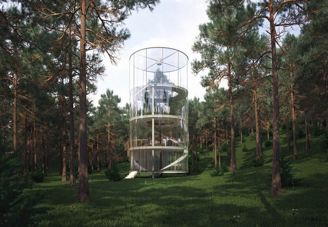 Proyecto "Tree in the House": una casa de vidrio que cede su intimidad en favor de una experiencia única - Imagen Principal