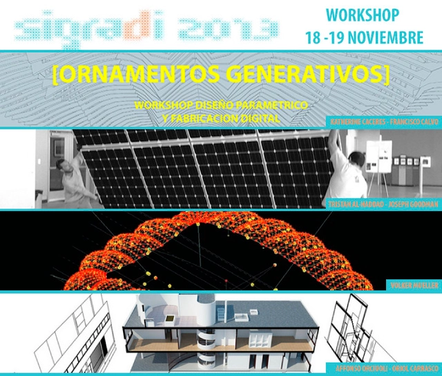 Cuatro Workshops en el SIGraDi 2013 en Valparaíso [¡Sorteamos un Cupo!] - Software