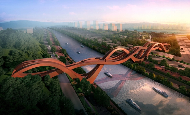 NEXT Architects vence competição para a Ponte Changsha  - Passarela