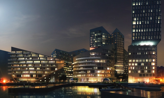 "Marievik 15" Competition Entry / Louis Paillard Architects - Master Plan, Facade, Cityscape