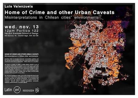 Charla "Cuna del Crimen y Otras Advertencias Urbanas: Interpretaciones Erróneas de Ambientes Urbanos de Ciudades Chilenas" - Imagen Principal