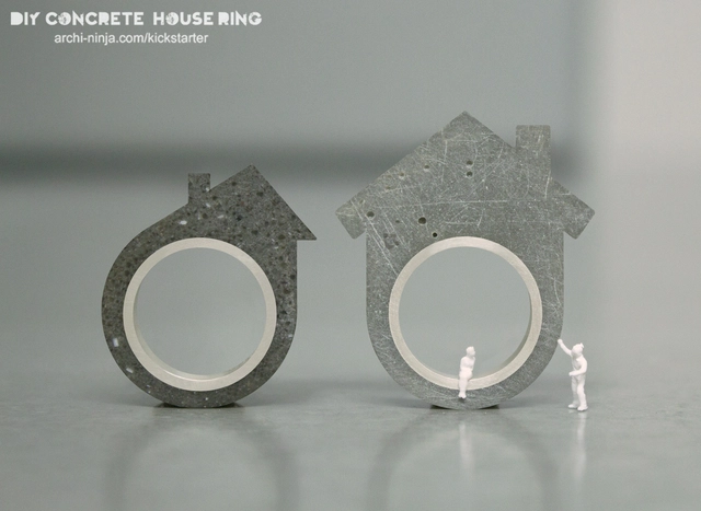 Kickstarter: DIY Concrete House Ring - Featured Image