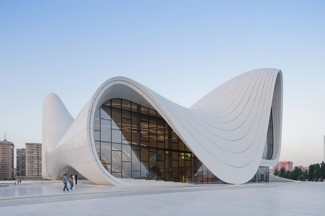 Heydar Aliyev Center / Zaha Hadid Architects - Exterior Photography, Cultural Center, Facade
