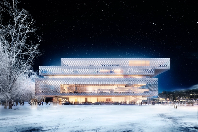 Chipperfield entre los 3 finalistas del Concurso Sede del Premio Nobel en Estocolmo - Imagen Principal