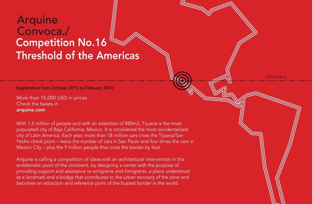 Arquine Call for Entries / Threshold of the Americas - Featured Image