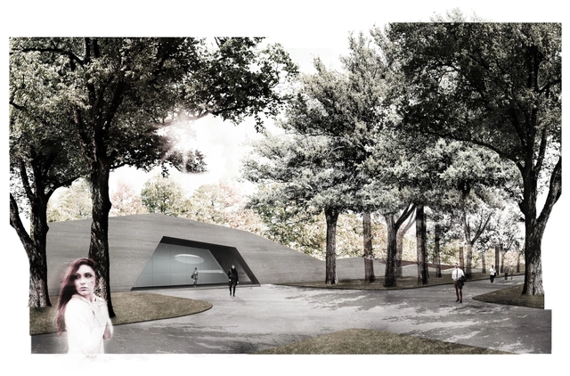 Mecanoo Wins Competition to Design Subterranean Museum in Warsaw - Exhibition Center, Arch, Forest