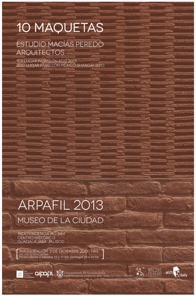 Exposición de 10 maquetas de Estudio Macías Peredo Arquitectos en ArpaFIL 2013 - Imagen Principal