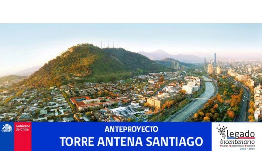 Chamada para Concurso Público Internacional - Torre Antena Santiago  - Imagem de Destaque