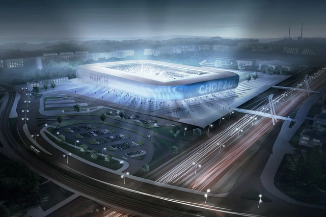 GMT Mysłowice Win Competition to Design Poland's Stadion Ruch Chorzów - Sports Architecture