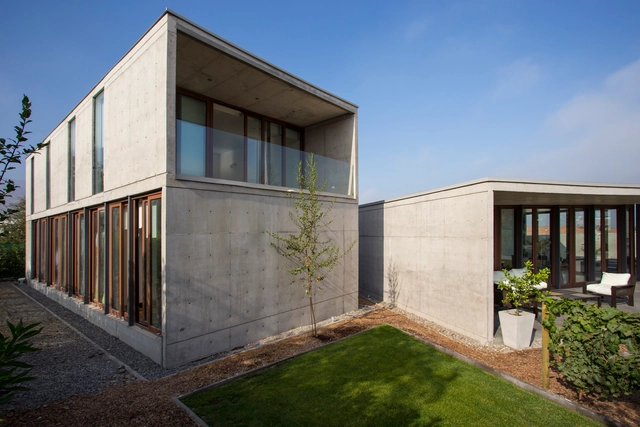 Casa Los Bosques / MasFernandez Arquitectos - Casas, Jardín, Fachada, Puerta