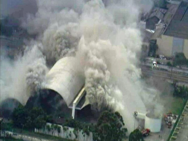 Se incendia el Memorial de la America Latina de Oscar Niemeyer - Imagen Principal