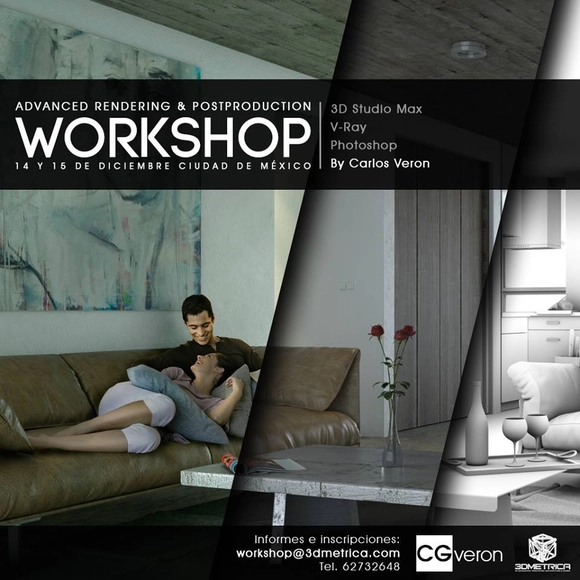 Advanced Rendering & Postproduction Workshop / 3DMetrica - Imagen Principal