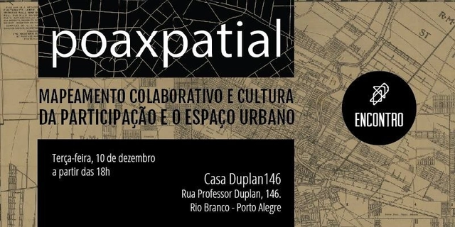 Encontro "Mapeamento Colaborativo e Cultura da Participação e o Espaço Urbano", em Porto Alegre - Imagem de Destaque