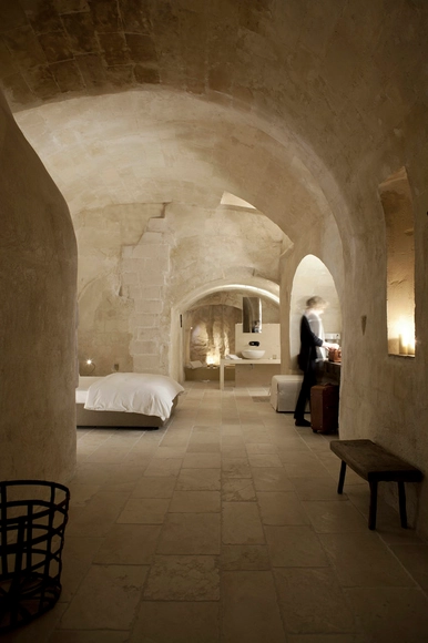 Corte San Pietro Hotel / Daniela Amoroso - Hotels, Arch, Arcade, Bench