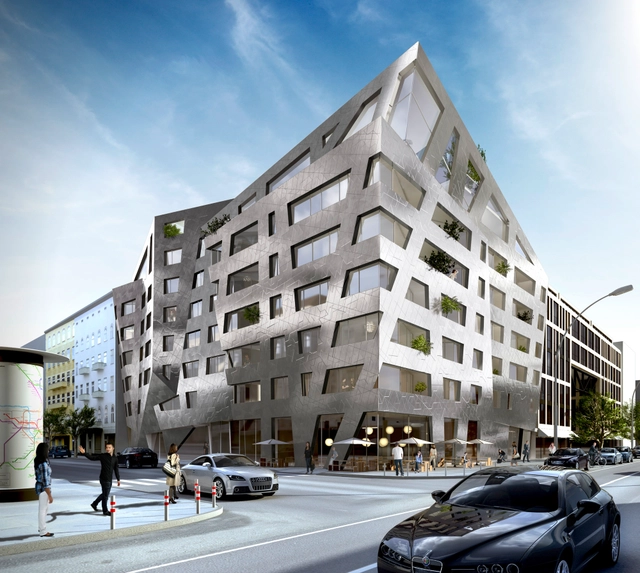 Daniel Libeskind Designs Apartment Building for Berlin - Apartments, Facade