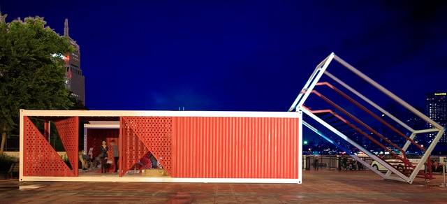 Folding Red / Jike Zhicheng - Arquitectura Comercial