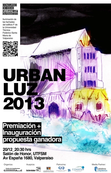 Inauguración de intervención urbana  en emblemática fachada de la Universidad Técnica Federico Santa María  - Imagen Principal