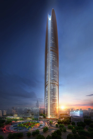 SOM Unveils 500-Meter "Energy Tower" for Jakarta - Skyscrapers, Facade, Cityscape