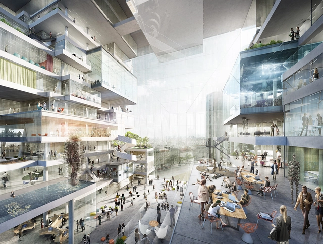 BIG, OMA y Büro-Ost compiten por el Campus de New Media en Berlín - Imagen Principal