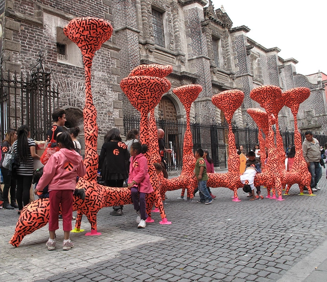 El Último Grito realiza uma intervenção urbana junto aos cidadãos da Cidade do México - Imagem de Destaque