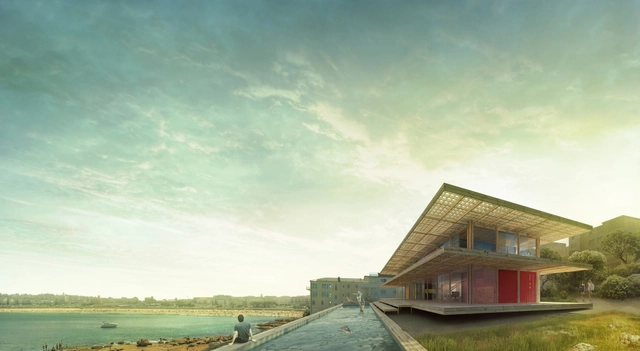 Sustainable Container Home Selected in Competition for Sydney's Bondi Beach - Featured Image