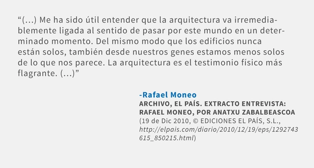 Frases: Rafael Moneo - Frases