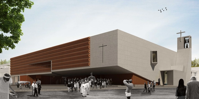 Segundo Lugar Concurso de anteprojetos “Novo Templo na cidade de Chajari”,  Entre Ríos / Argentina - Arquitetura Religiosa