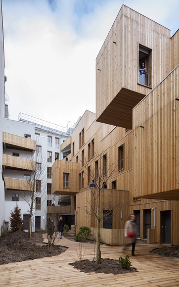 Tete in L'air / KOZ Architectes - Habitação De Interesse Social