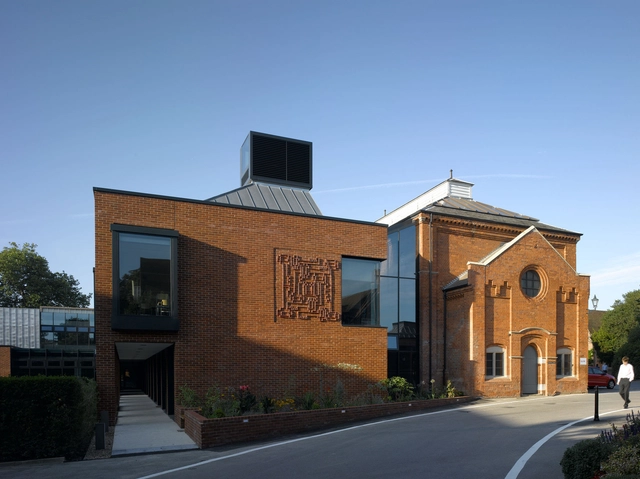 Radley College / Design Engine Architects - Schools , Facade, Door, Arch