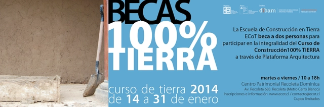Curso de Construcción 100% TIERRA / ECoT [¡Sorteamos dos Becas!]  - Imagen Principal