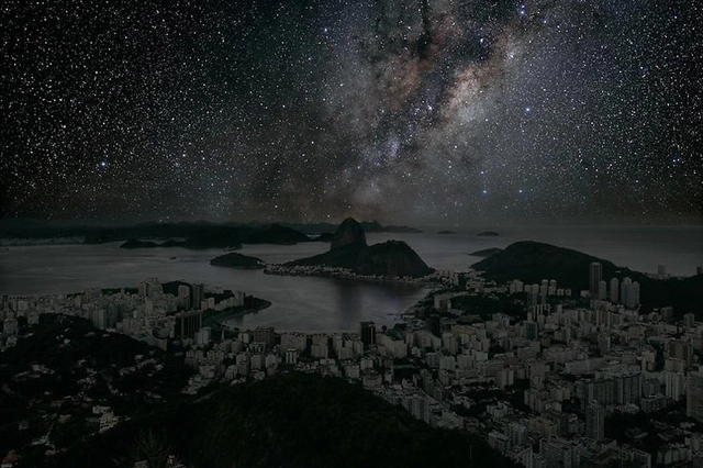 "Darkened Cities" de Thierry Cohen: como veríamos nossas cidades sem luz à noite - Imagem de Destaque