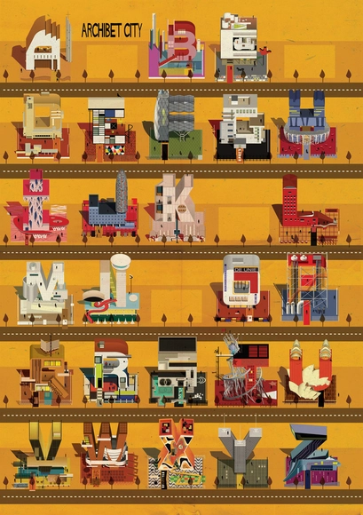 Archibet: um alfabeto ilustrado da Arquitetura - Imagem de Destaque