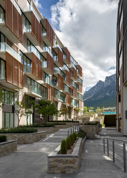 Vía Cordillera / JSª + DMG Arquitectos - Apartamentos, Fachada