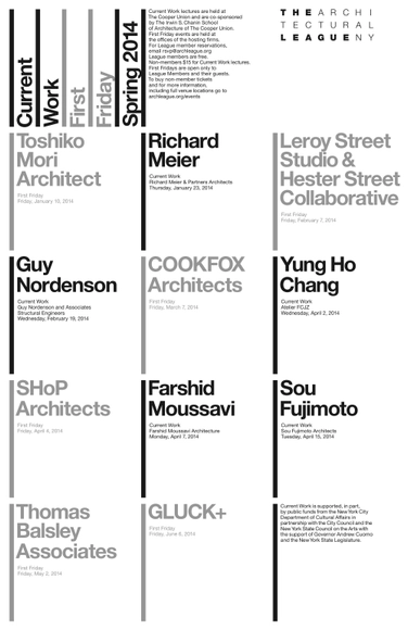 The Architectural League Spring Events - Featured Image