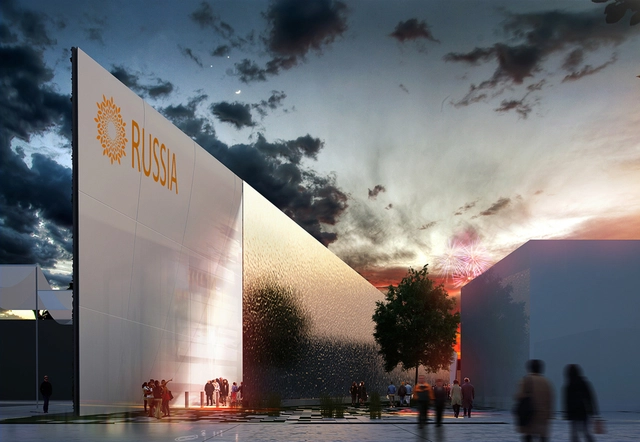 Competition Entry: Russian Pavilion (Milan Expo 2015) / Architects of Invention - Pavilion, Facade