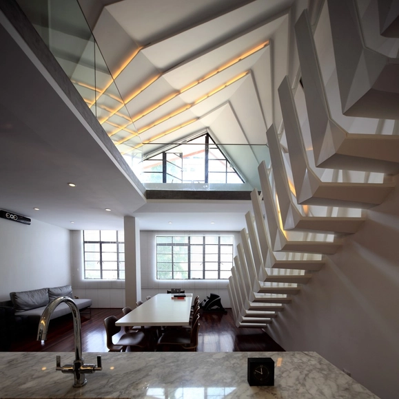 Wulumuqi Road Apartment / SKEW Collaborative - Interiores De Apartamentos