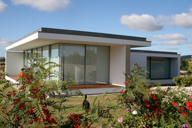 Casa H / GS.arquitetura - Casas, Jardim, Porta, Fachada