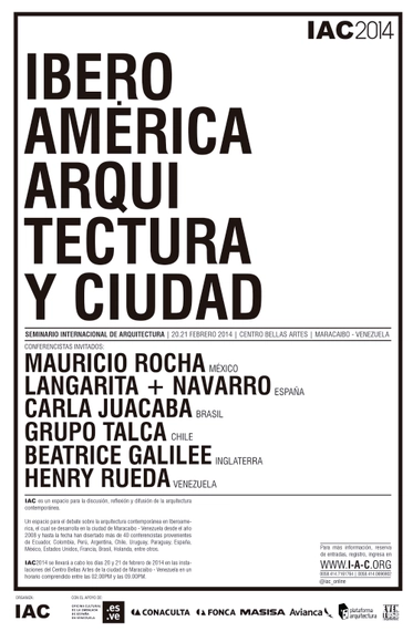 Seminario Internacional de Arquitectura en Maracaibo [Sorteamos 2 entradas]  - Imagen Principal