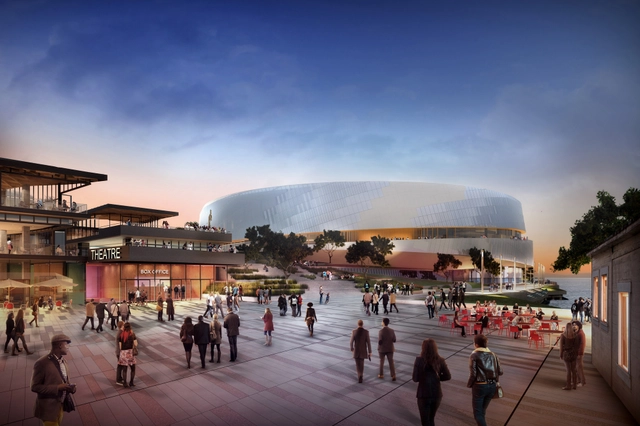 Snøhetta Unveils Version 3.0 of San Francisco's Golden State Warriors’ Stadium - Stadiums, Facade