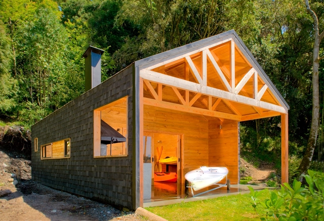 Casa Bote / Matías Silva Aldunate - Casas, Jardín, Puerta, Fachada