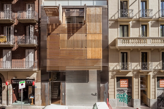 Edifício de habitações em Barcelona / Mateo arquitectura - Apartamentos