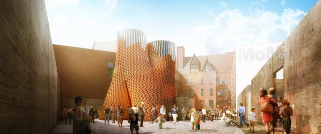 "The Living" vence competição P.S.1 com uma torre compostável feita de tijolos  - Arquitetura Cultural
