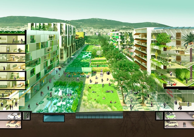 Vencedor EUROPAN12: Rambles Verdes  - Arquitetura Cultural