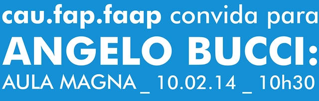 Aula Magna com Angelo Bucci na FAAP, em São Paulo - Imagem de Destaque