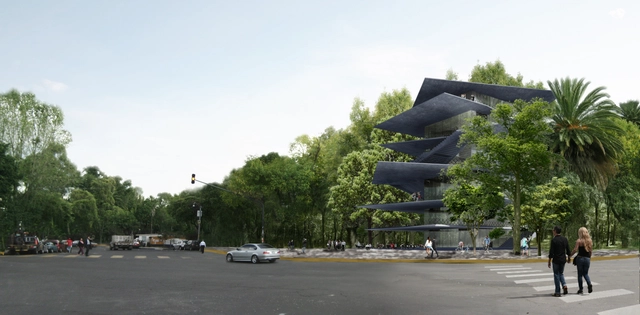 Archivo: Zeller & Moye's Cultural "Exoskeleton" Planned for Mexico City - Featured Image