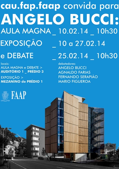 Exposição de projetos de Angelo Bucci no Museu de Arte Brasileira da FAAP, em São Paulo - Imagem de Destaque