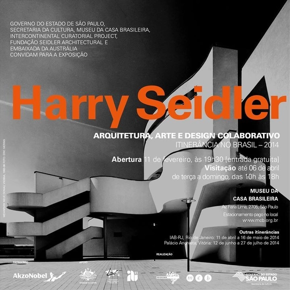 Exposição sobre Harry Seidler no Museu da Casa Brasileira - Imagem de Destaque