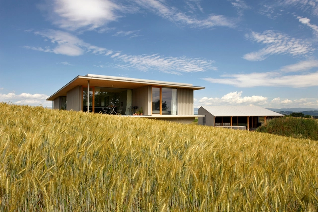 Barn and Dwelling G  / Aeby Aumann Emery architectes - Houses, Facade